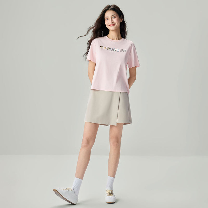 Women's Chiikawa Pearl Amethyst Crew Neck Boyfriend Tee