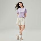 Women's Chiikawa Orchid Petal "Nice Day" Boyfriend Tee