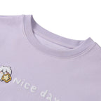 Women's Chiikawa Orchid Petal "Nice Day" Boyfriend Tee