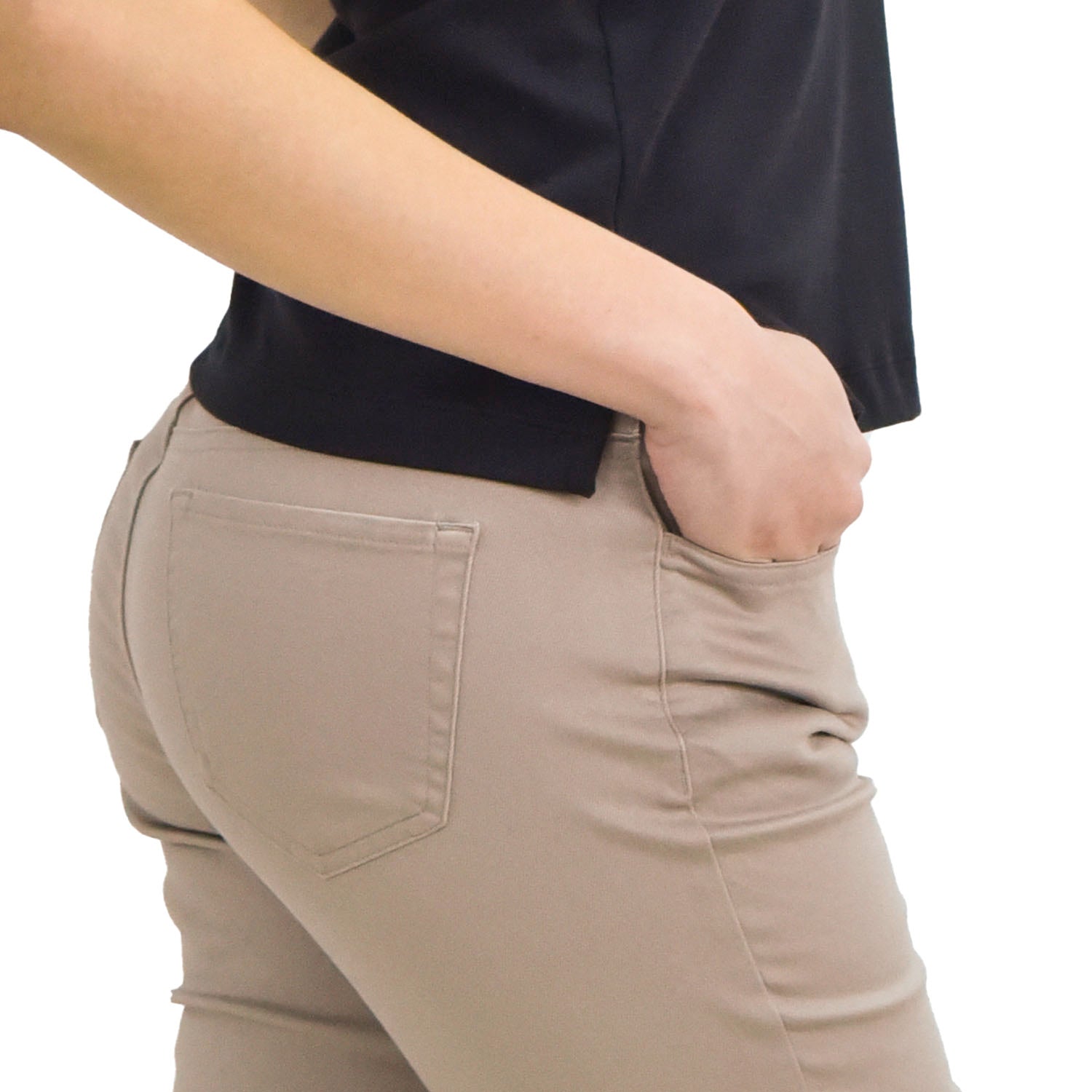 Women's Stretch Twill Khaki Pants