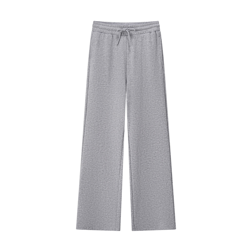 Women's Regular Fit Pants: French Terry, High Waist Comfort