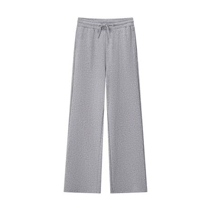 Women's Regular Fit Pants: French Terry, High Waist Comfort