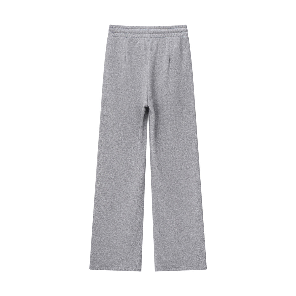 Women's Regular Fit Pants: French Terry, High Waist Comfort