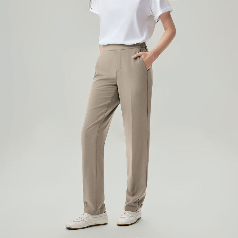 Women's Regular Tapered Stretch Slacks