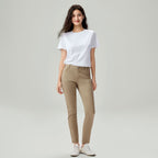Women’s High-Waist Twill Regular Tapered Fit Pant