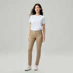 Women’s Mid-Rise Slim Tapered Stretch Twill Pants