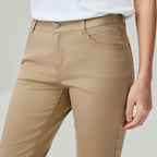 Women’s Mid-Rise Slim Tapered Stretch Twill Pants