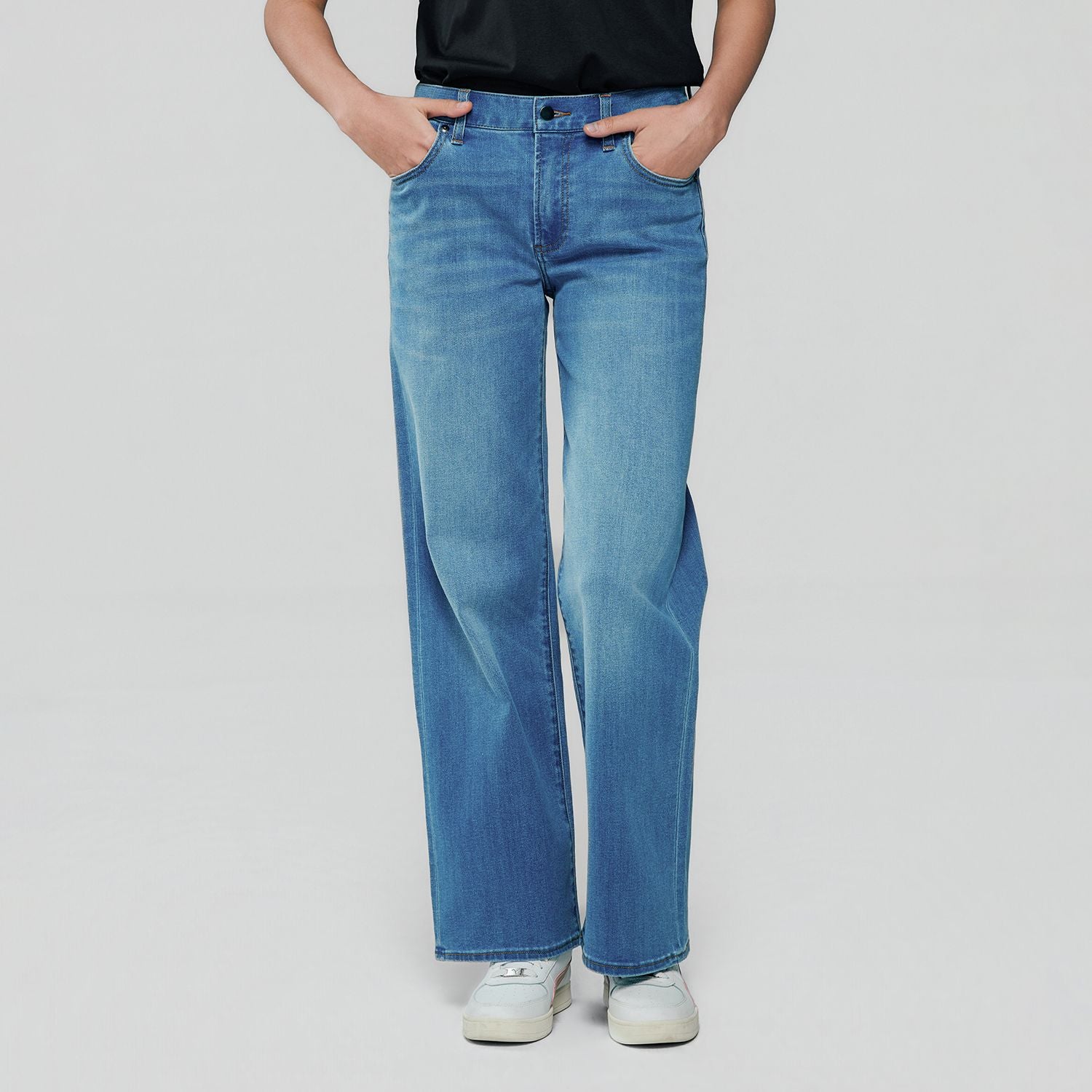 Women High Waist Loose Denim Jeans