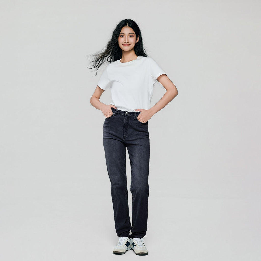 Women High Waist Slim Denim Jeans