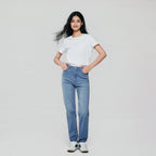 Women High Waist Slim Denim Jeans
