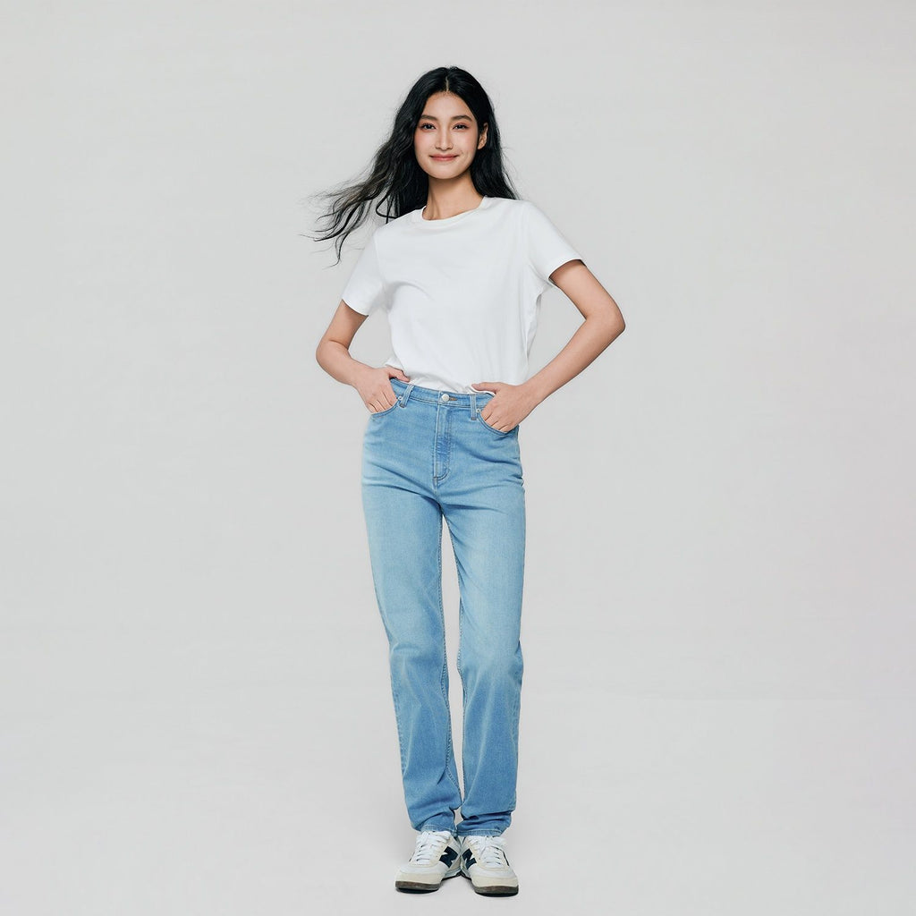 Women High Waist Slim Denim Jeans
