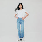 Women High Waist Slim Denim Jeans