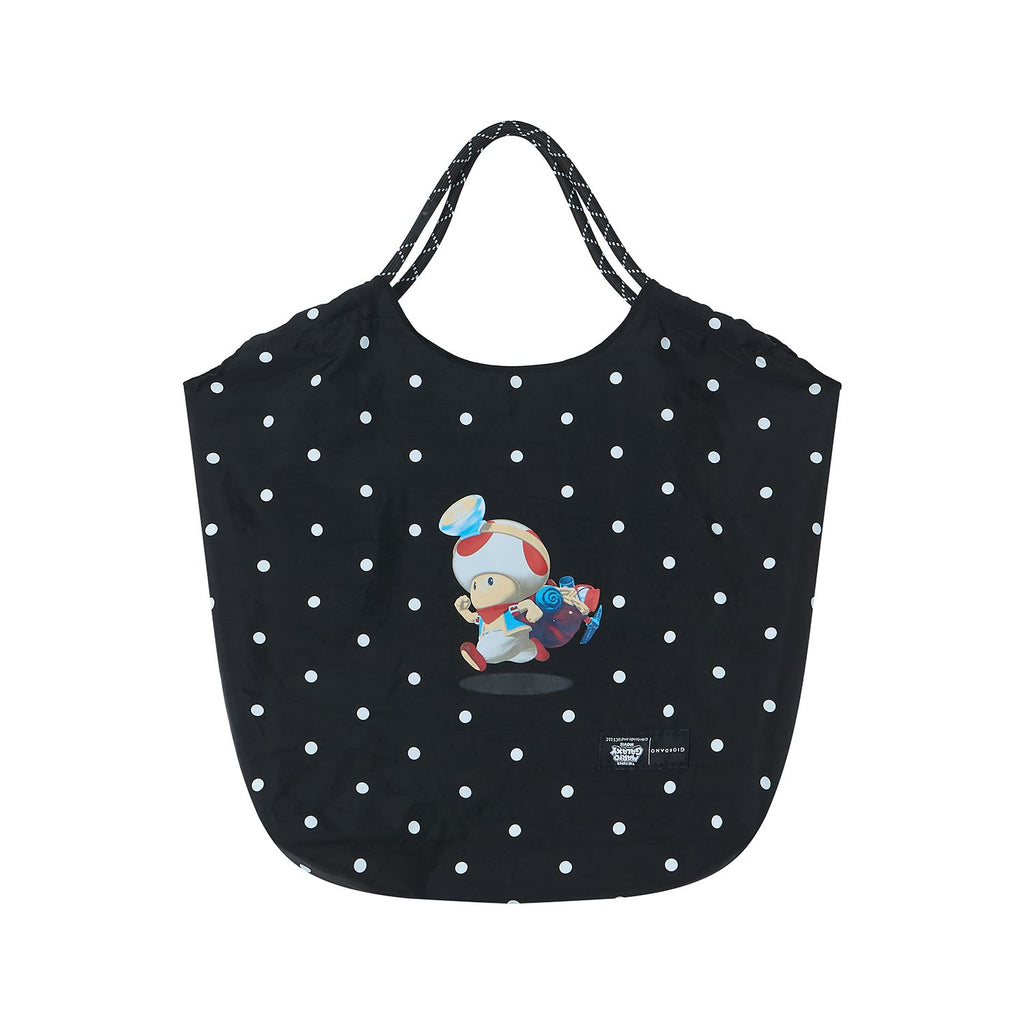 Polka Dot Polyester Tote Bag