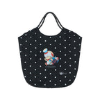 Polka Dot Polyester Tote Bag
