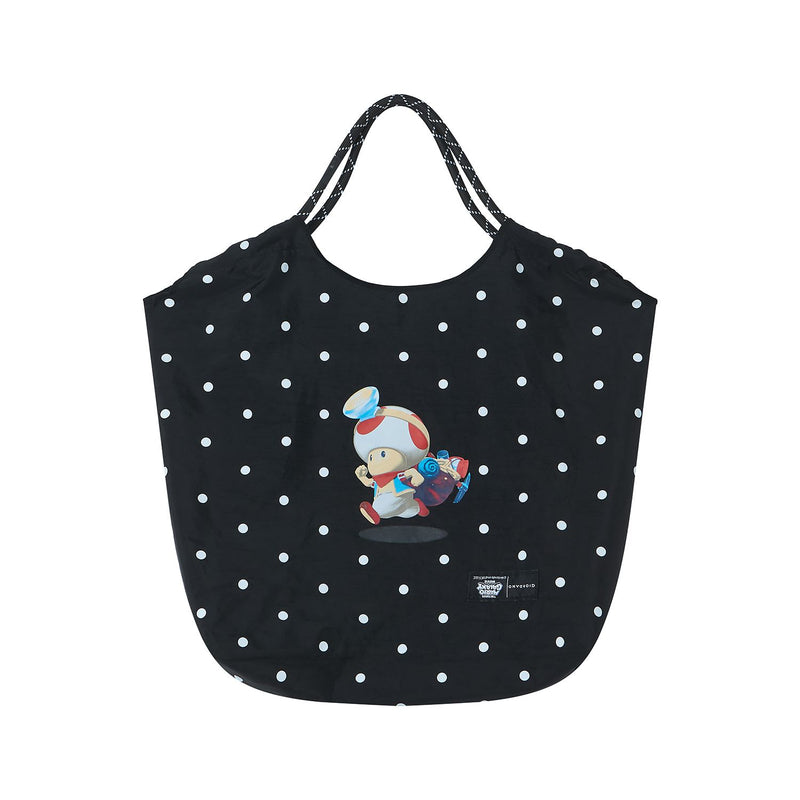 Polka Dot Polyester Tote Bag