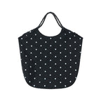 Polka Dot Polyester Tote Bag