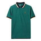 قميص بولو رجالي مطرز على شكل غزال