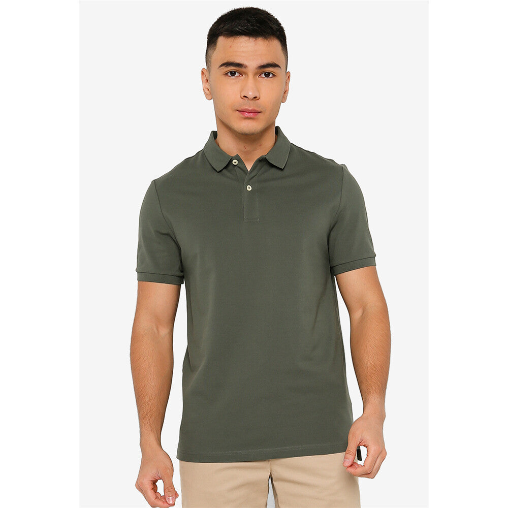 Men's Cotton Solid Polo