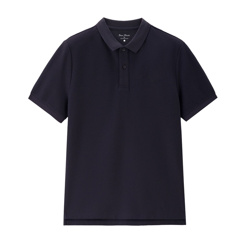 Men's Cotton Lycra Stretch Solid Polo Shirt
