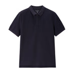 Men's Cotton Lycra Stretch Solid Polo Shirt