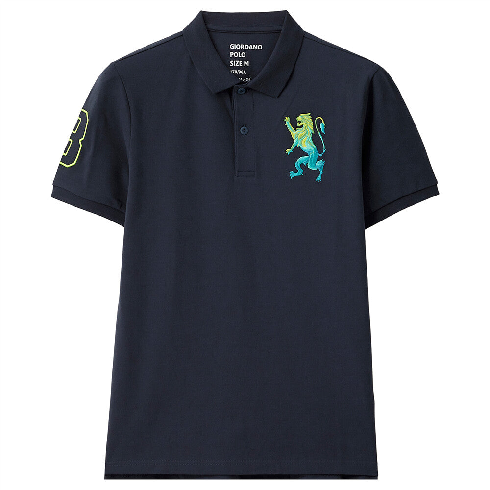Men's 3D Lion Polo