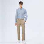 Men's Oxford Pattern Wrinkle Free Shirt