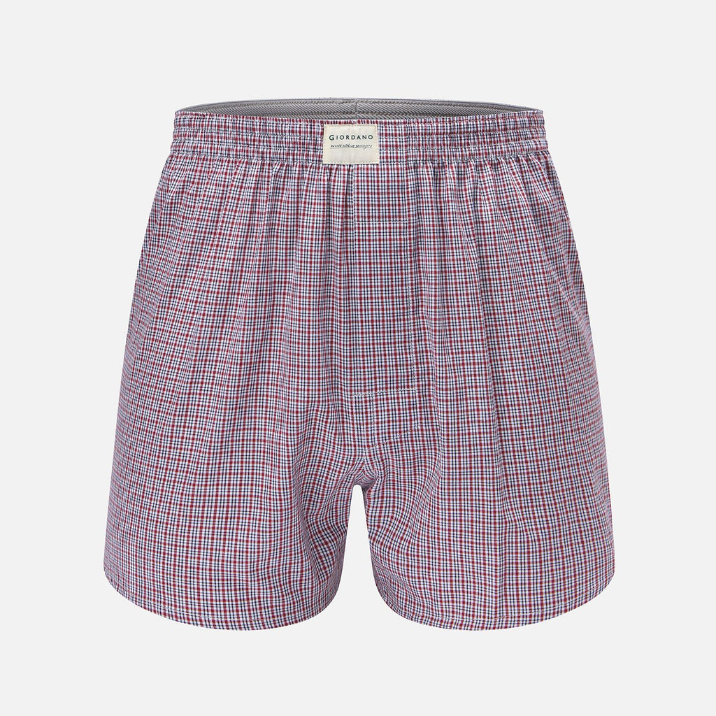 Men’s Regular Fit Cotton Poplin Boxers 3-Pack