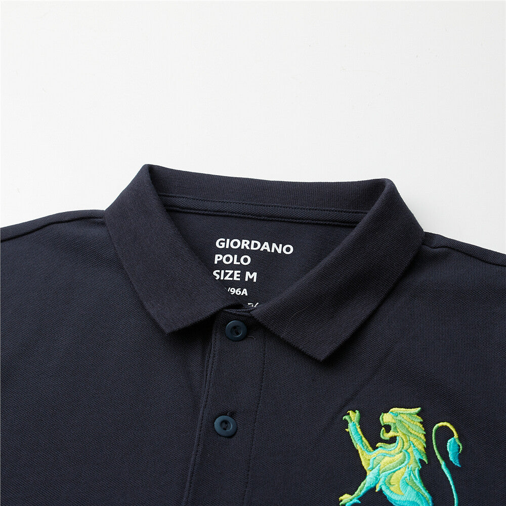 Men's 3D Lion Polo