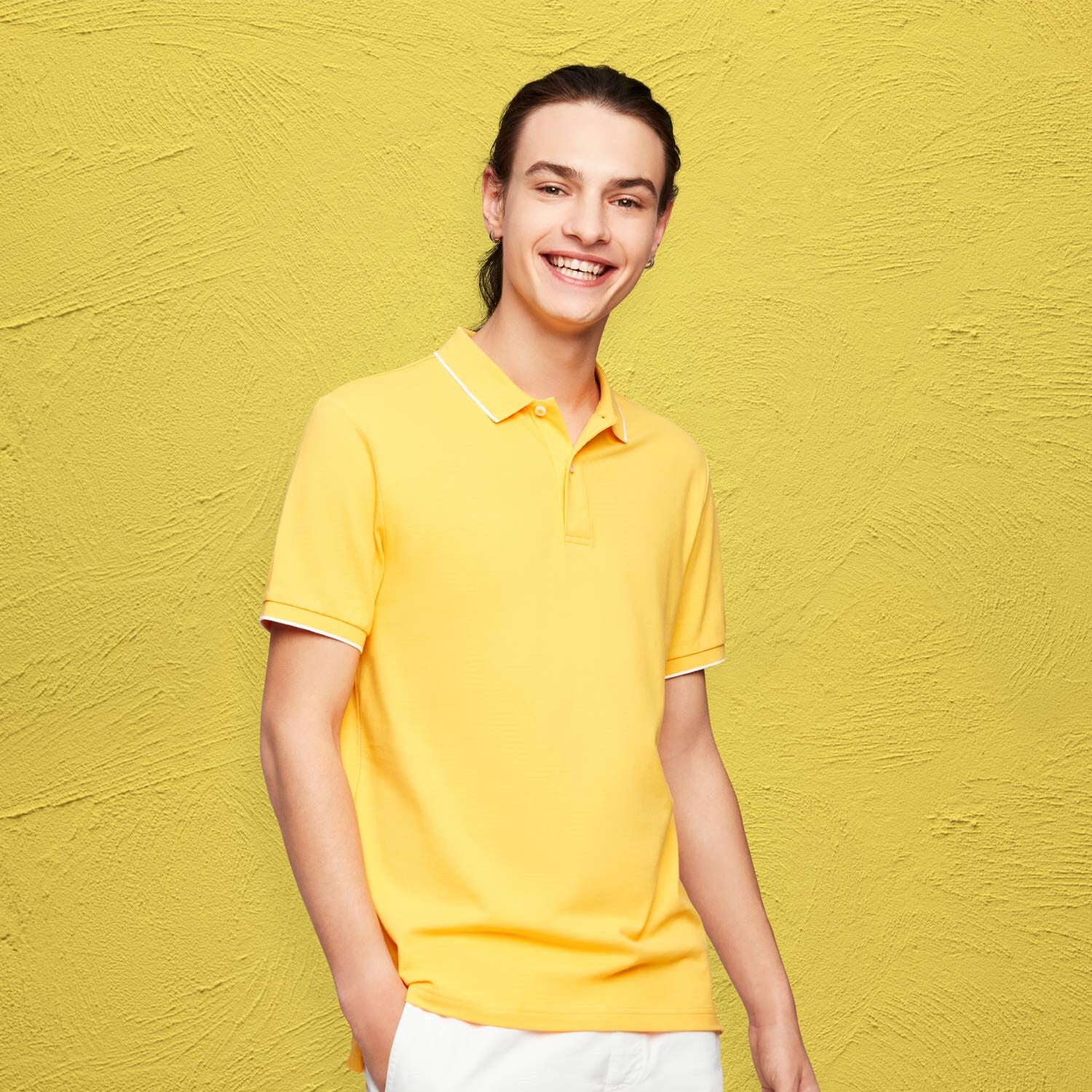 Men's Cotton Solid Polo