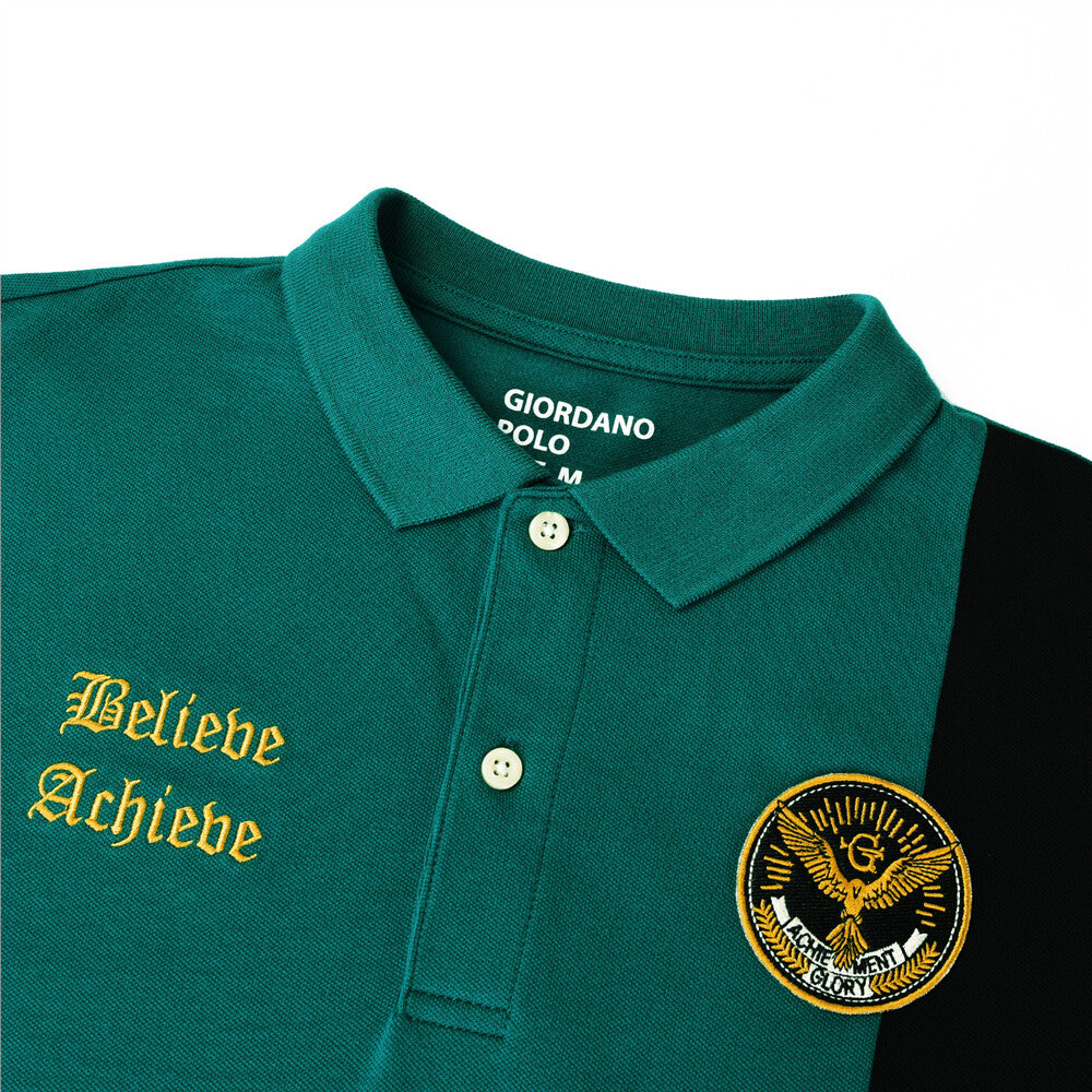Men's Bold Embroidery Polo