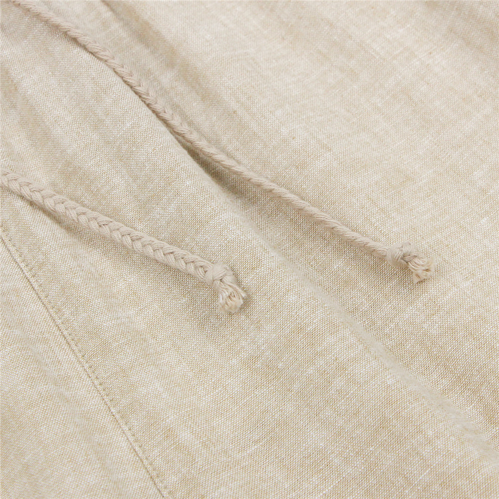 Women's Wide Leg Linen-Viscose Pants