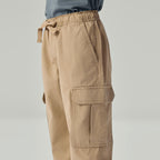 Kids' Relaxed Straight Twill Cargo Pants