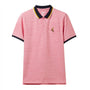 Men Deer Embroidery Polo