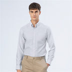 Men's Oxford Pattern Wrinkle Free Shirt