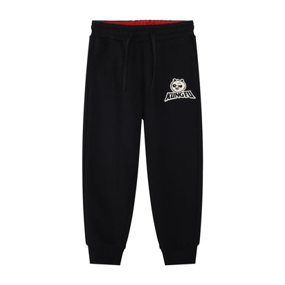 Giordano Kids Kung Fu Panda Print Joggers-Black