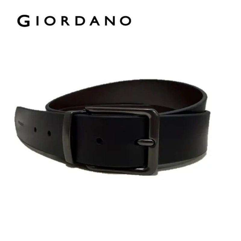 Men's Reversible Frame Buckle Leather Belt