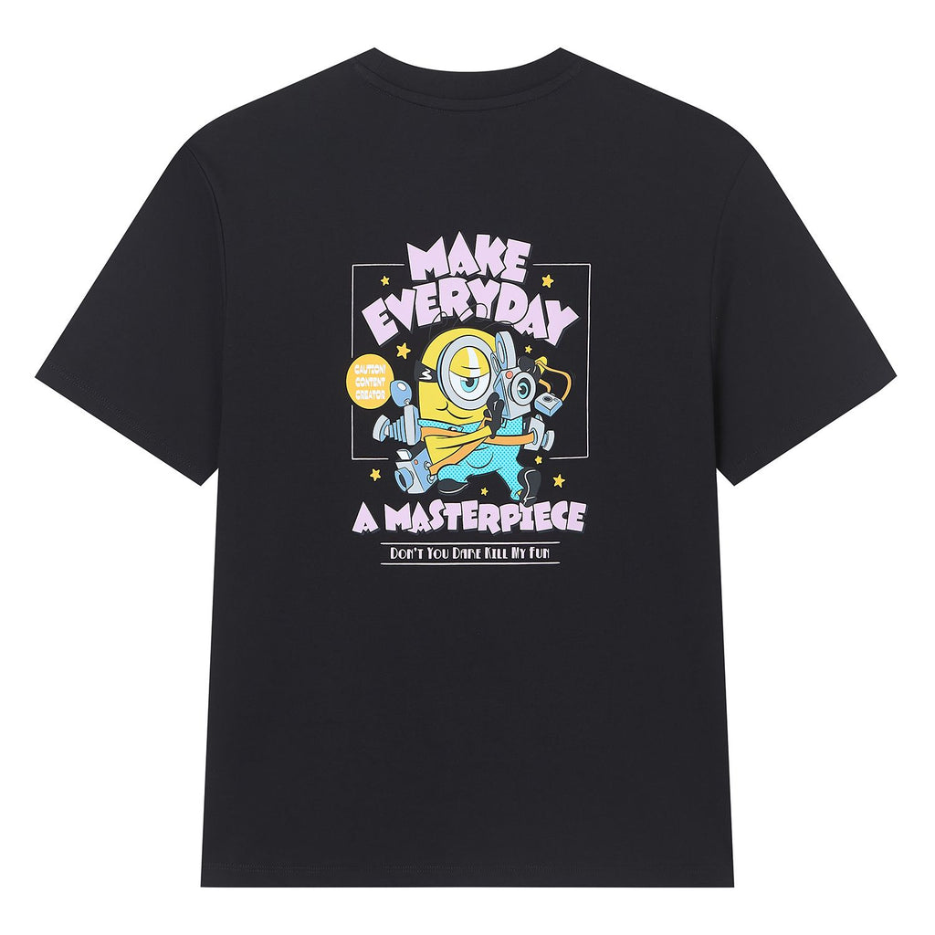 Women's Boyfriend Minions Graphic Tee