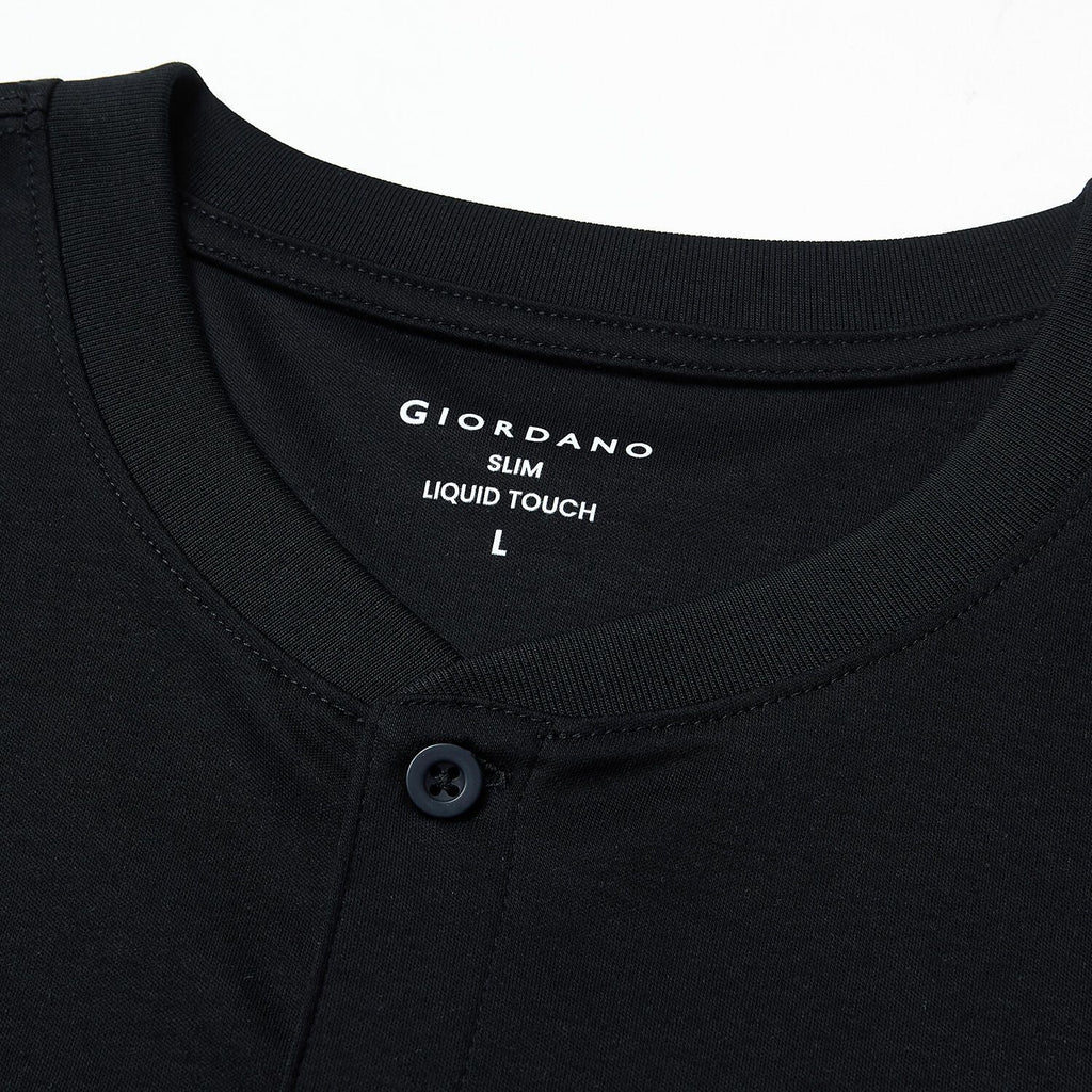 Men's Liquid Touch Slim Henley Tee