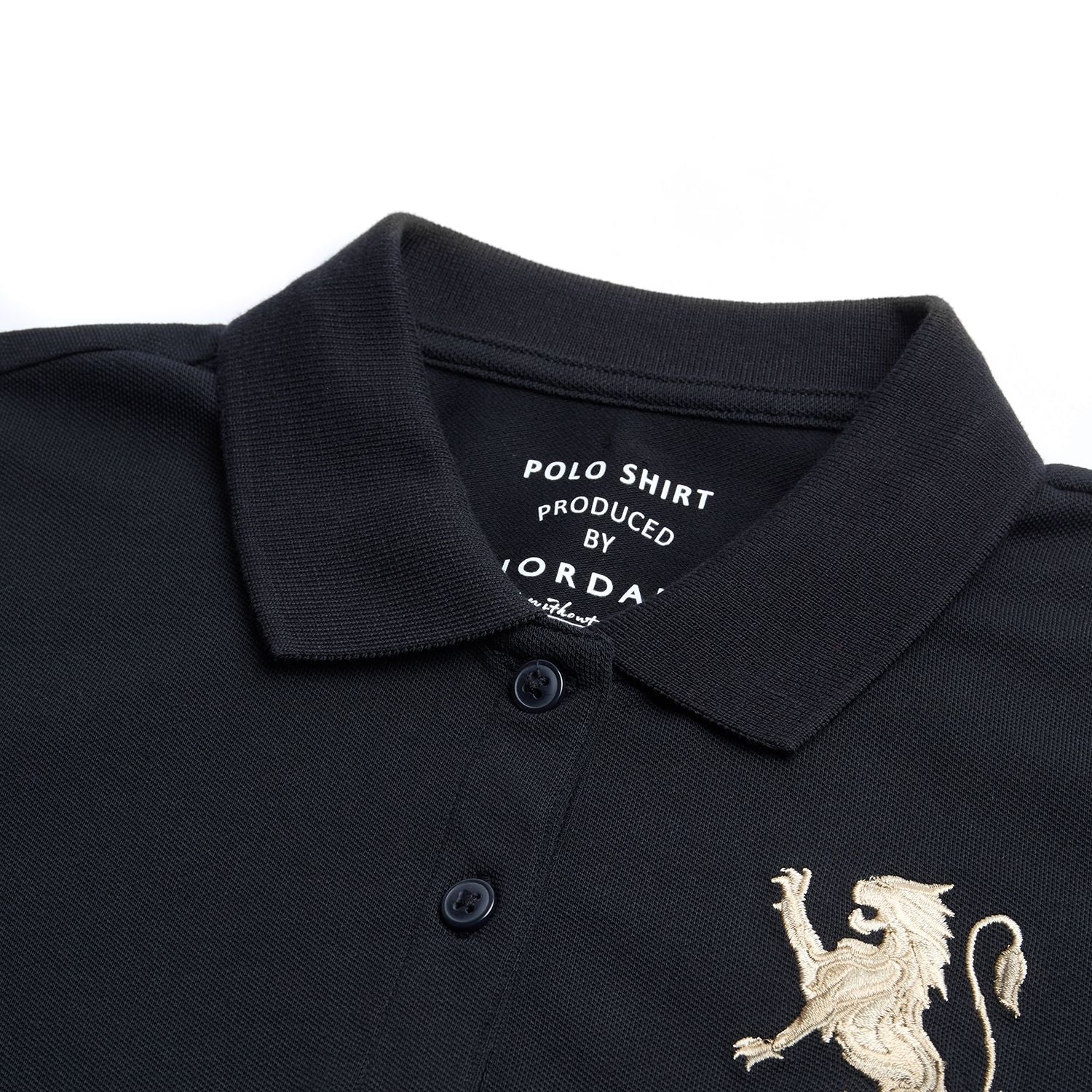 Women’s Slim Fit Embroidered 3D Lion Polo