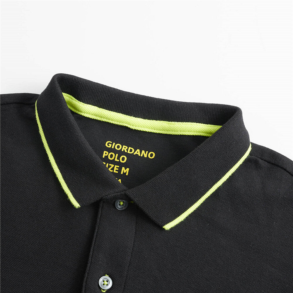 Men Solid Cvc Polo