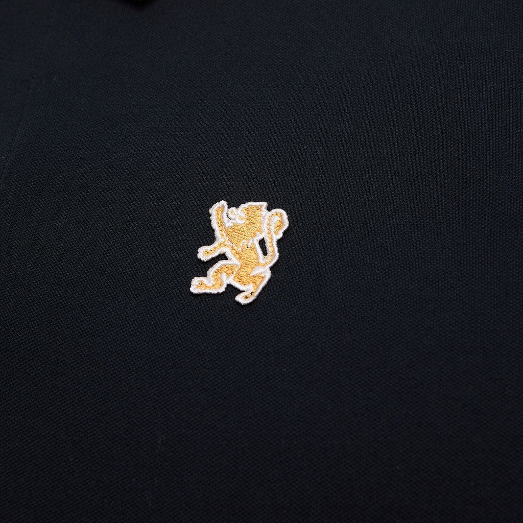 Men Slim Cotton Lycra Embroidered Polo