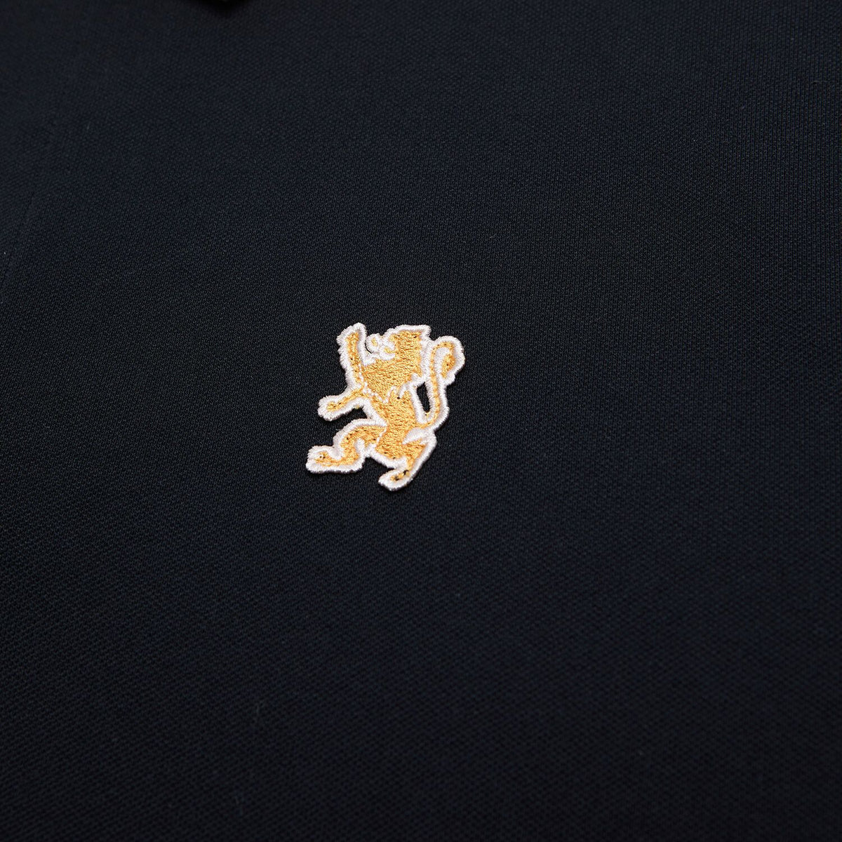 Men Slim Cotton Lycra Embroidered Polo