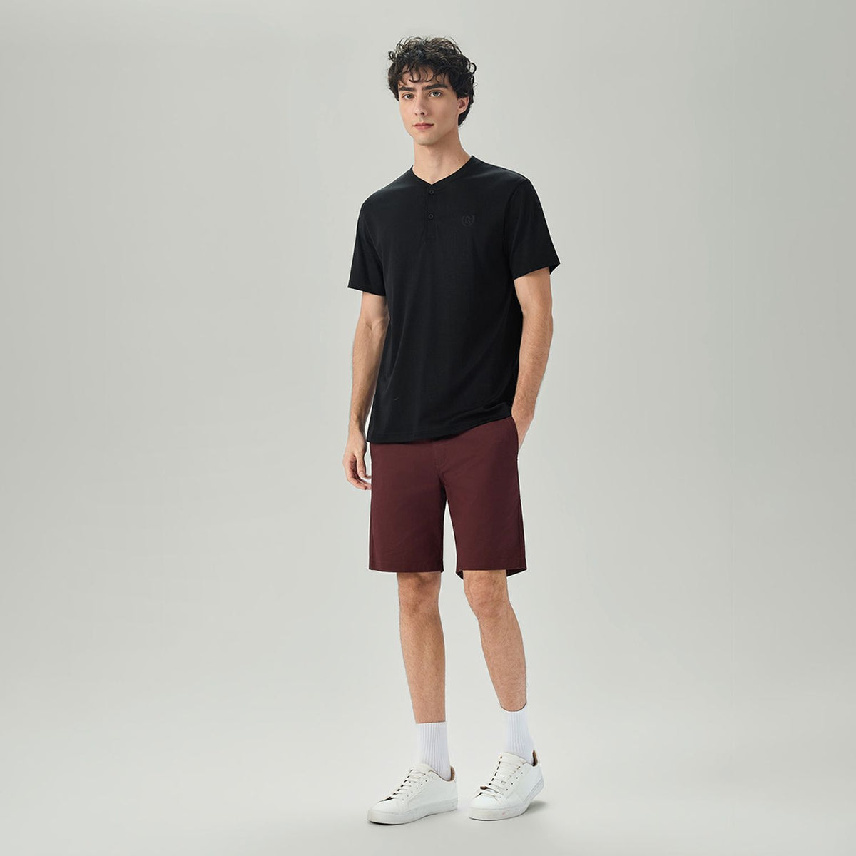 Men's Liquid Touch Slim Henley Tee