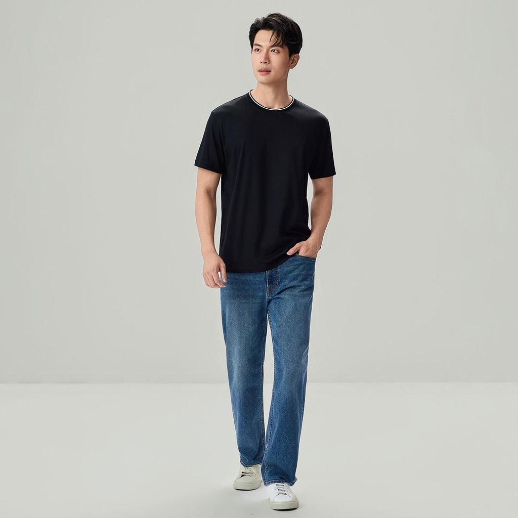 Men's Liquid Touch Relaxed Embroidered Tee