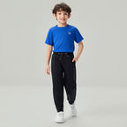 Kid's Regular Taper Stretch Interlock Jogger with Elastic Waist