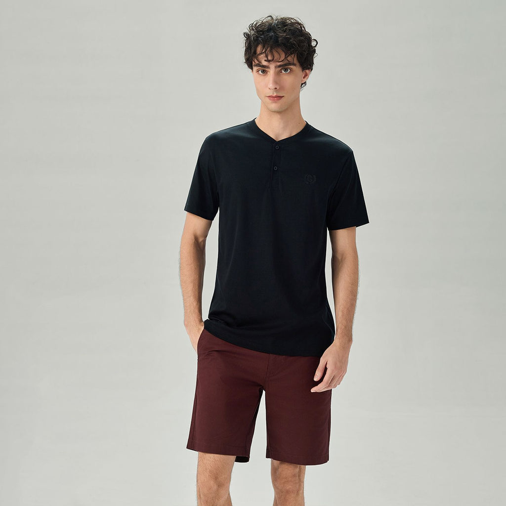 Men's Liquid Touch Slim Henley Tee