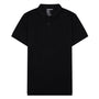 Giordano Men's Cotton Lycra Pique Slim Fit Polo-Black