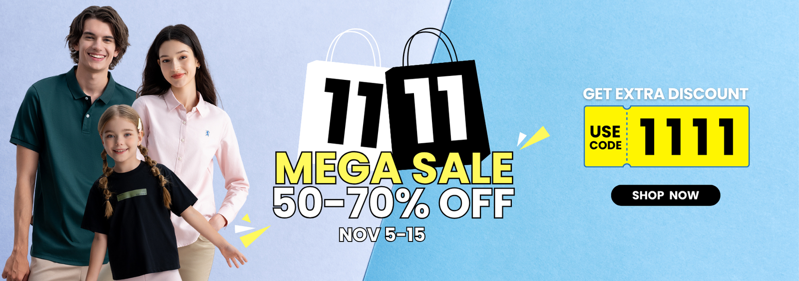 Giordano 11.11 Mega Sale – Up to 70% OFF!