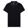 Giordano Men's Cotton Lycra Pique Slim Fit Polo-Blue