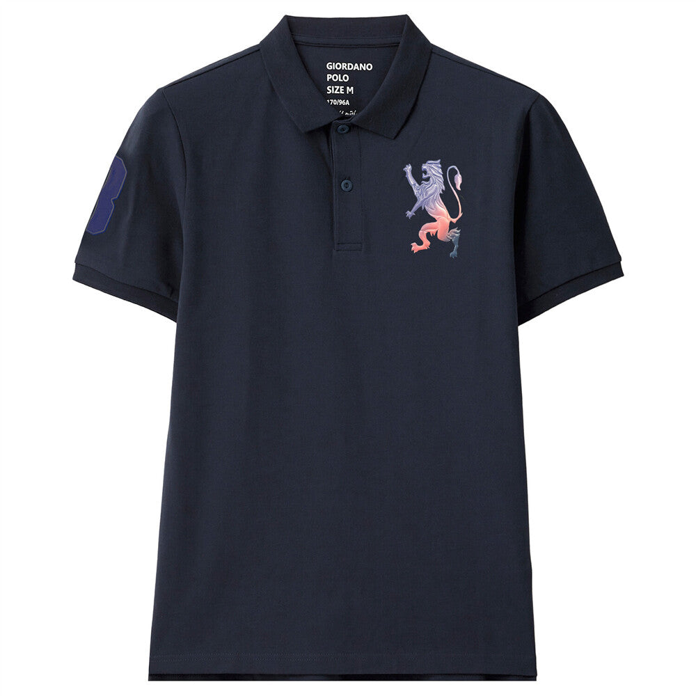 Men's 3D Lion Polo